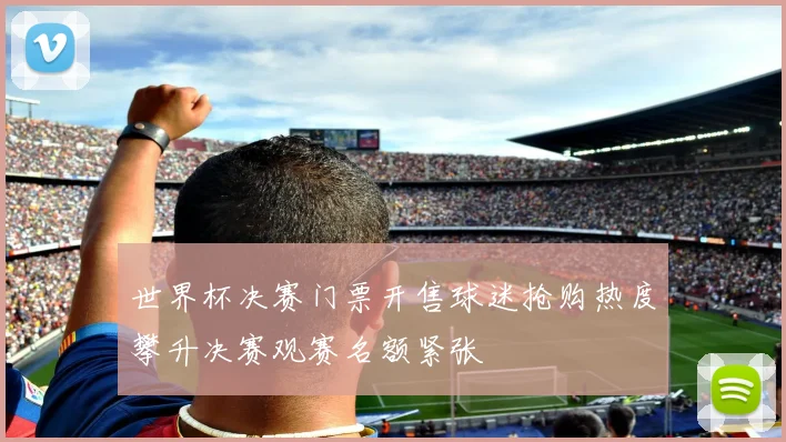 世界杯决赛门票开售球迷抢购热度攀升决赛观赛名额紧张